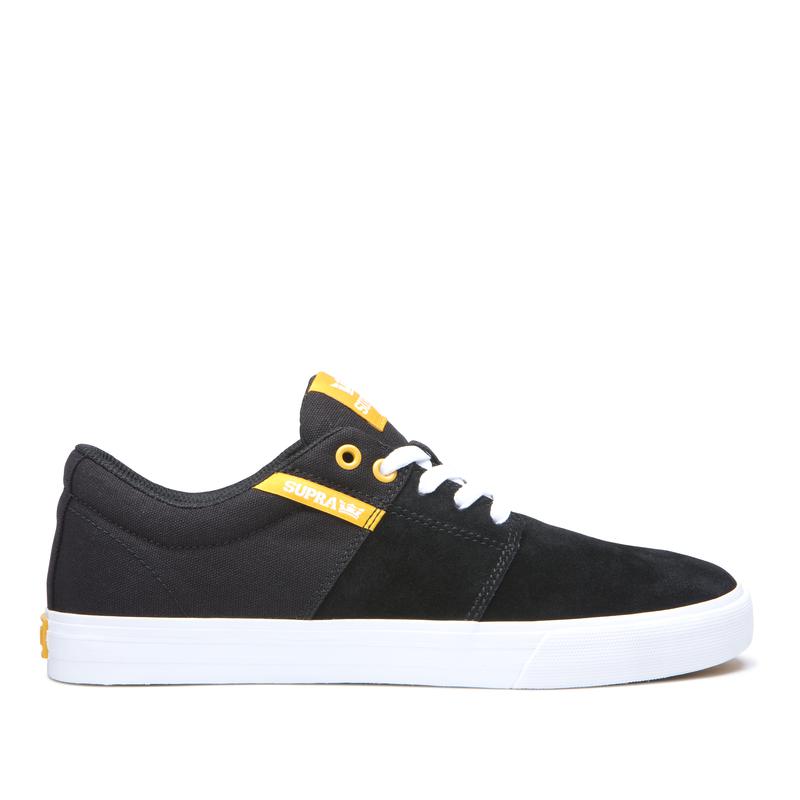 Zapatillas Bajas Supra Argentina Hombre - STACKS II VULC Negras (YMZPV-3275)